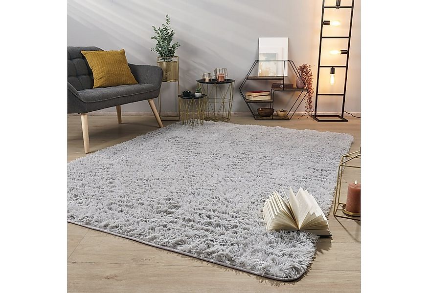 TT Home Teppich, Rechteckig, Höhe: 37 mm, Teppich Wohnzimmer Hochflor Langf günstig online kaufen