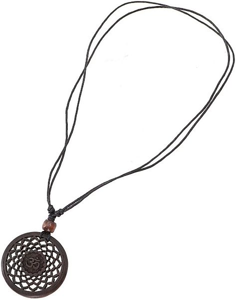 Guru-Shop Perlenkette Chakra Halskette, Boho Chakra Kette aus Holz -.. günstig online kaufen