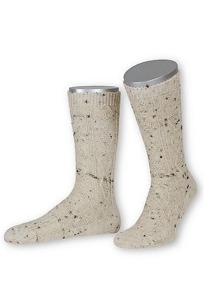 Lusana Trachtensocken Trachtensocken - L5623 - naturmeliert, braunmeliert günstig online kaufen