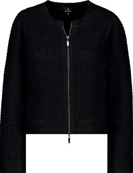 Monari Bolerojacke Glitzernde Bouclé-Jacke schwarz günstig online kaufen