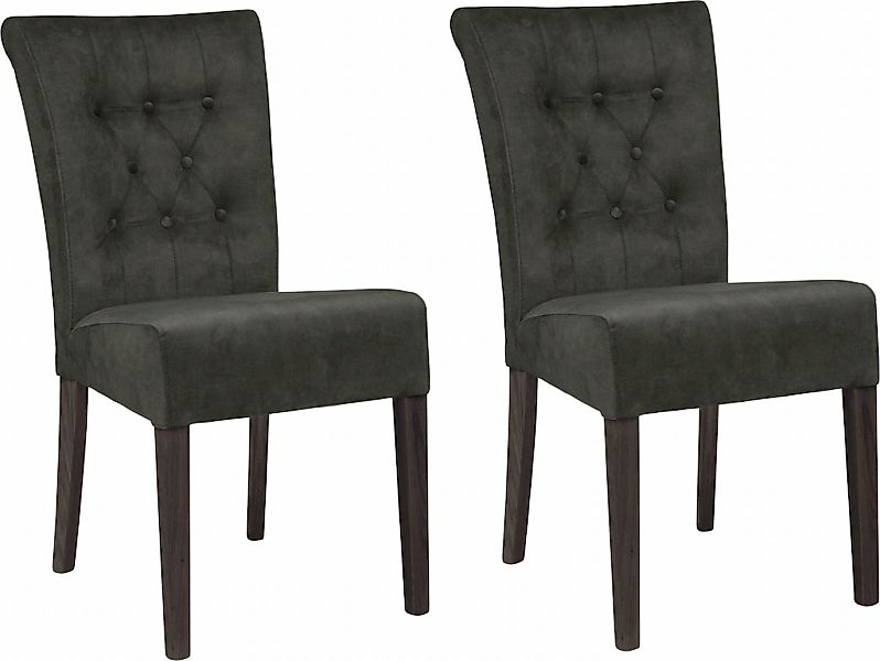 Home affaire Esszimmerstuhl "Queen BESTSELLER" (Set) 2 Stk.Polsterstuhl mit günstig online kaufen