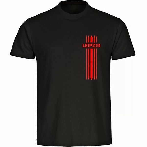 multifanshop T-Shirt Herren Leipzig - Streifen - Männer günstig online kaufen