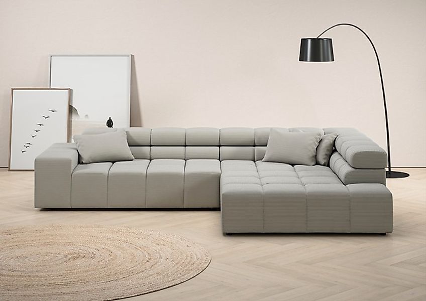 INOSIGN Ecksofa »Ancona incl. Kopfteilverstellung, OTTOs Choice, Breite 319 günstig online kaufen