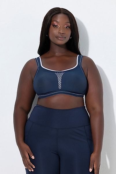 Ulla Popken Sport-BH Sport-BH ohne Bügel Netzeinsatz günstig online kaufen