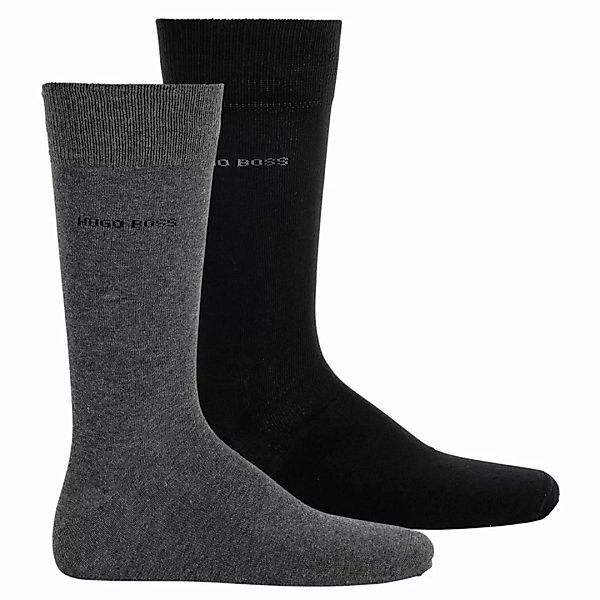 HUGO BOSS Herren Socken 2er Pack - RS Uni Colours CC, Kurzsocken, einfarbig günstig online kaufen