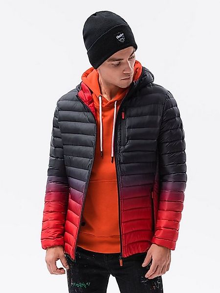OMBRE Steppjacke Herren Steppjacke mit Ombre-Effekt - rot V8 C319 L günstig online kaufen