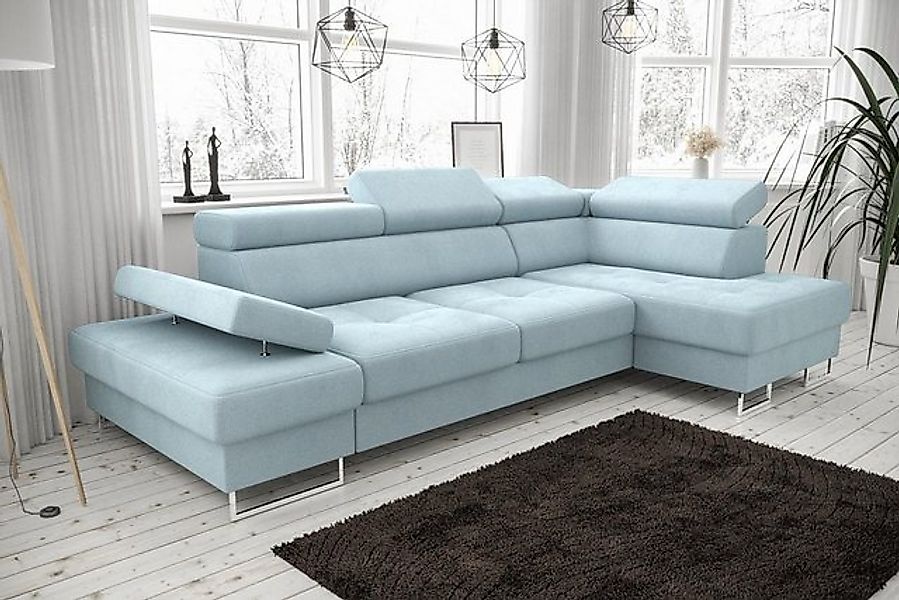 JVmoebel Ecksofa Sofas L Form Sofa Couch Polster Wohnlandschaft Design Ecks günstig online kaufen