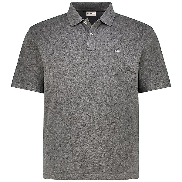 Gant Poloshirt aus Baumwoll-Piqué Farbe anthrazit Größe: 3XL günstig online kaufen