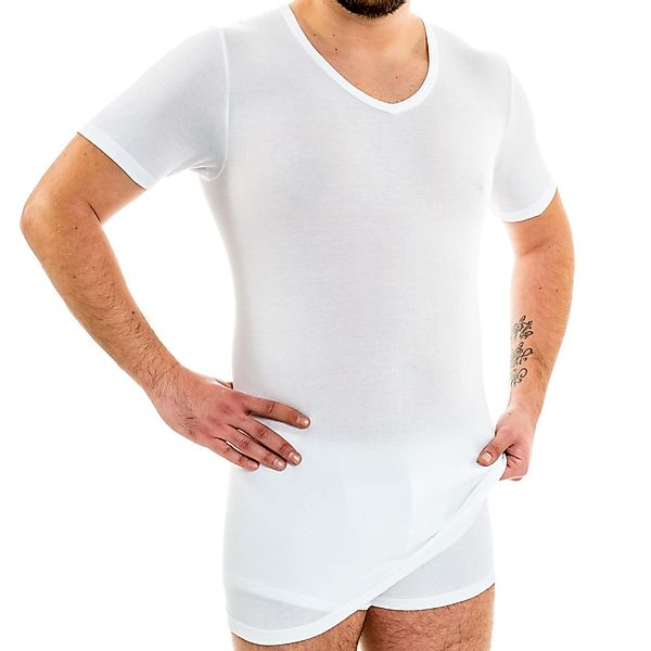 HERMKO Unterziehshirt 164887 Extralanges Herren Unterhemd günstig online kaufen