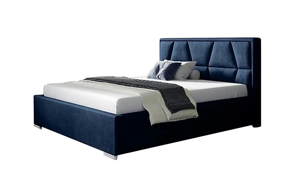 Polsterbett mit Bettkasten Loca ¦ blau ¦ Maße (cm): B: 140 H: 110 Betten > günstig online kaufen