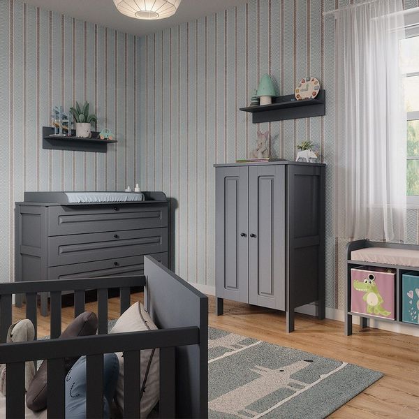 VitaliSpa® Kleiderschrank Ajaton, Grau, 70 x günstig online kaufen