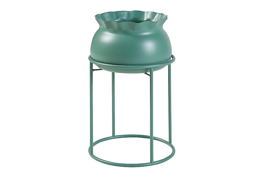 en.casa Blumenständer, »Assen« Metall 38 x 23,5 cm Grün günstig online kaufen