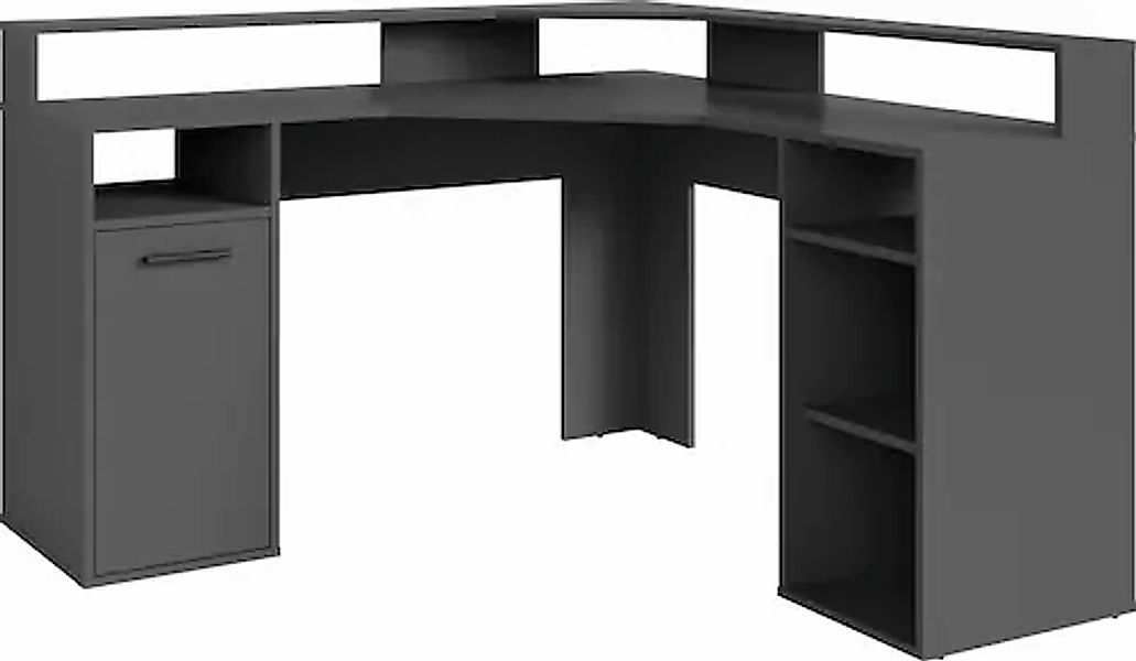 byLIVING Gamingtisch »Fox« Breite 139 cm, moderner Eck-Schreibtisch günstig online kaufen