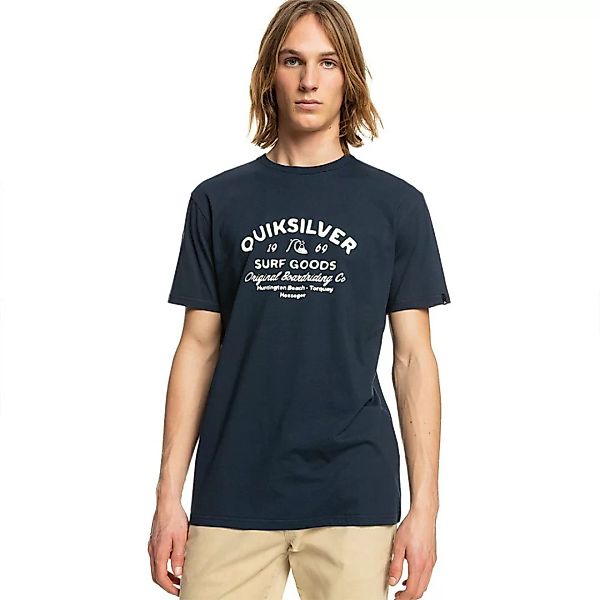 Quiksilver Close Caption Kurzärmeliges T-shirt XS Navy Blazer günstig online kaufen
