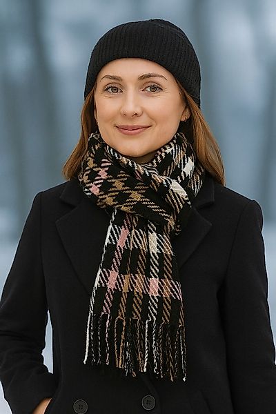 COLLEZIONE ALESSANDRO Wollschal Elegant, (1-St), moderner Karoschal, Made i günstig online kaufen