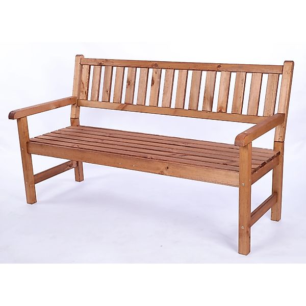 PROREGAL Gartenbank Grana HxBxT 90x154x70cm Ohne Abdeckung Braun günstig online kaufen