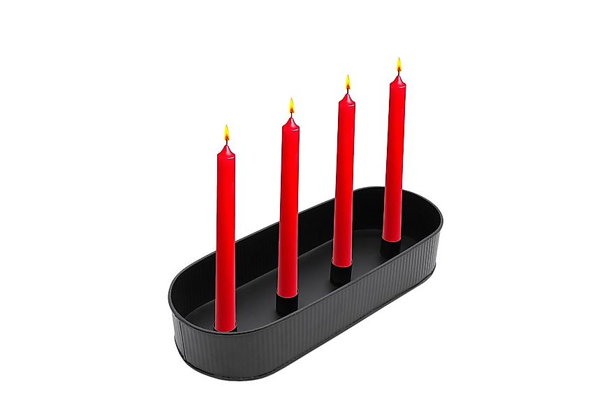 Spetebo Kerzenhalter als Schale aus Metall (Kerzenhalter, 1 St., für 4 Stab günstig online kaufen