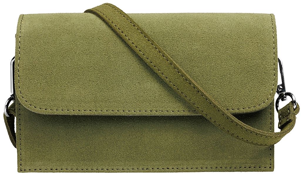 Caspar Umhängetasche Wildleder Dirndltasche Damen Handtasche günstig online kaufen