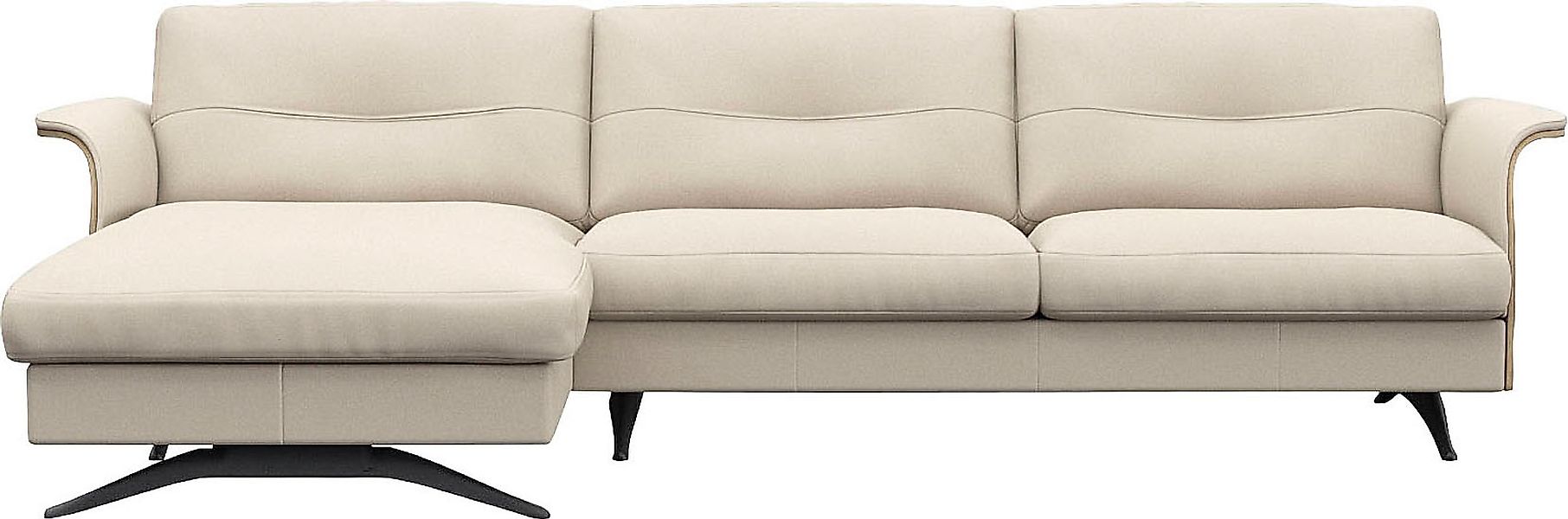 FLEXLUX Ecksofa »Glow, super bequem durch hochwertigem Sitzaufbau mit Feder günstig online kaufen