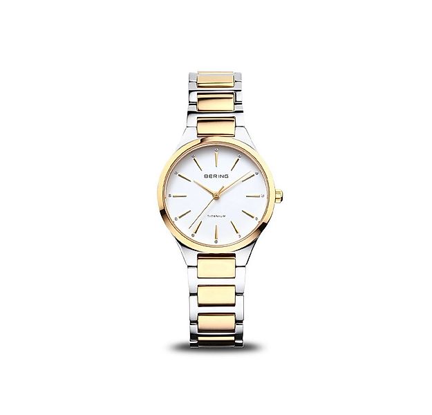 Bering Quarzuhr Bering Titanium silber/gold glänzend 15630-701 15630-701, B günstig online kaufen