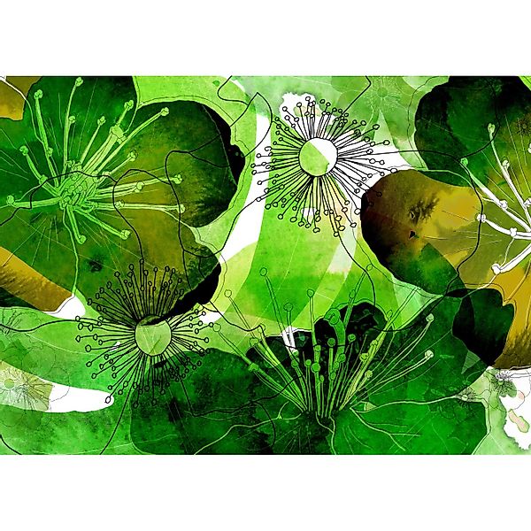 Komar Fototapete Vlies Aquarell   350 x 250 cm günstig online kaufen