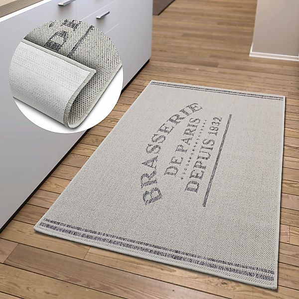 HANSE Home Küchenläufer "Brasserie de Paris" rechteckig 5 mm Höhe Läufer, R günstig online kaufen