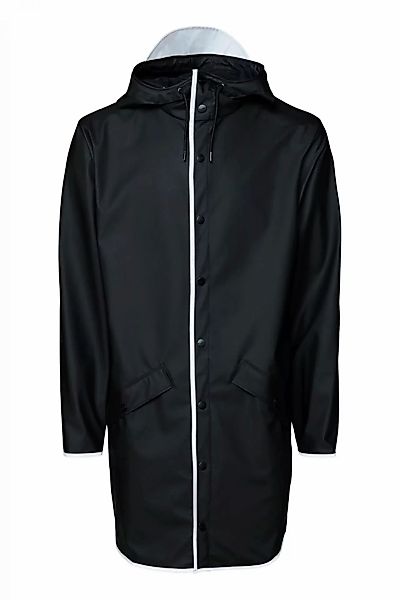 Rains Regenjacke Long Jacket Black Reflective L günstig online kaufen