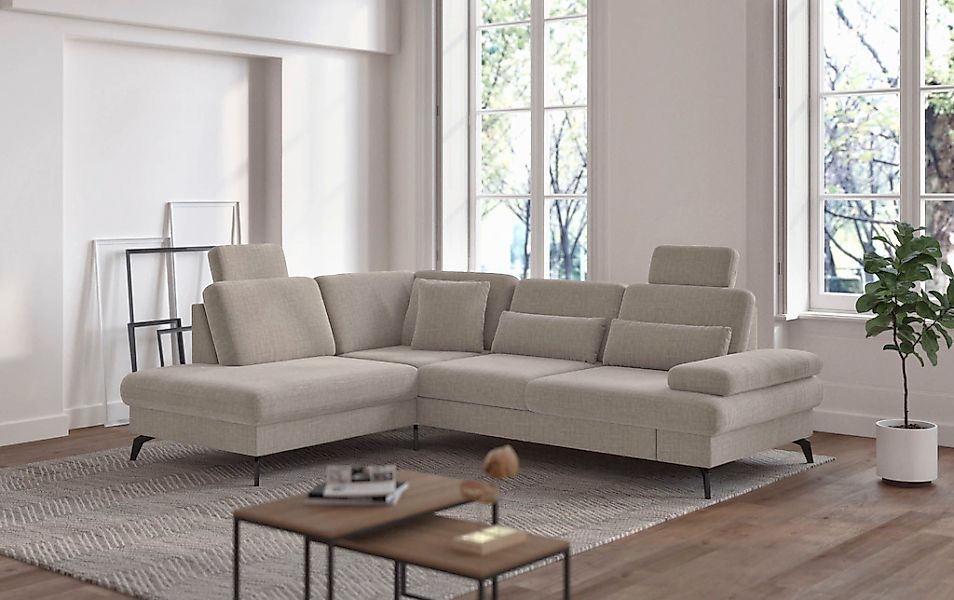 sit&more Ecksofa "Morris L-Form, inkl. Sitztiefenverstellung", wahlweise mi günstig online kaufen