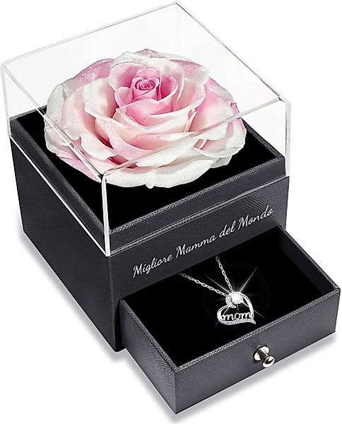 LuxusKollektion Schmuckset mit Gravur Ewige Rose günstig online kaufen