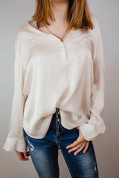 CATNOIR Hemdbluse Bluse CATNOIR beige günstig online kaufen