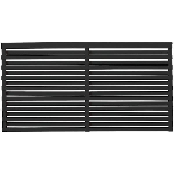 Sichtschutzzaun Osaka Nadelholz Schwarz 180 cm x 93 cm günstig online kaufen
