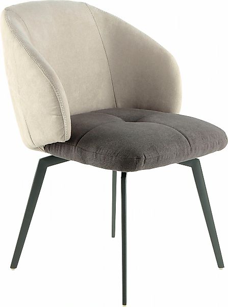 Kayoom Schalenstuhl "Stuhl Carol 225, dekorativer Stuhl im Retro-Look, zwei günstig online kaufen