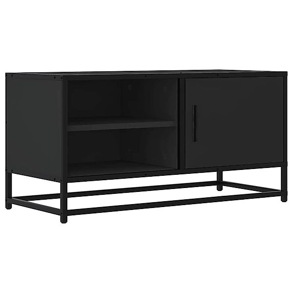 vidaXL TV-Schrank Schwarz 80x34,5x40 cm Holzwerkstoff und Metall 848819 günstig online kaufen