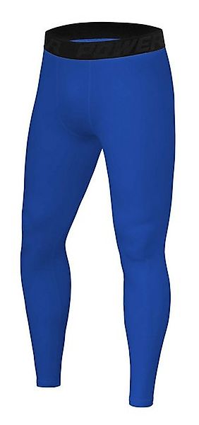 TCA Funktionsleggings PowerLayer Herren Kompressionshose Lang Blau XL (1-tl günstig online kaufen