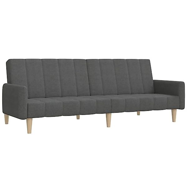 vidaXL Schlafsofa 2-Sitzer Dunkelgrau Stoff 375759 günstig online kaufen