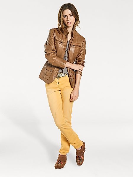 heine Allwetterjacke Leder-Jacke günstig online kaufen