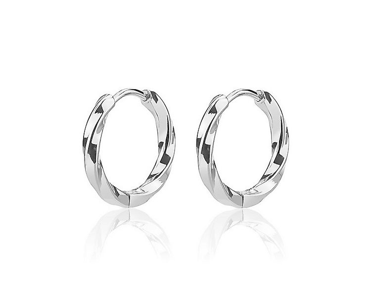 KARMA Paar Creolen Creolen Edelstahl Silber oder Gold Damencreolen Damenohr günstig online kaufen