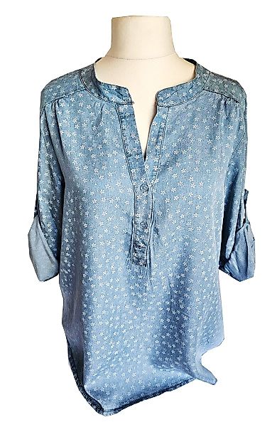 Jeansbluse SAISON leichte Jeansbluse Tunika Jeans günstig online kaufen