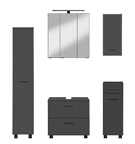 welltime Badmöbel-Set ""Trento", Badezimmer-Set, Hängeschrank, Unterschrank günstig online kaufen