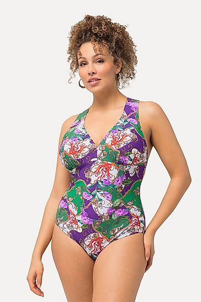 Ulla Popken Badeanzug Badeanzug Softcups Makramee-Träger günstig online kaufen