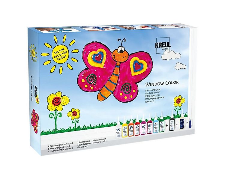 C. KREUL Wasserfarbe KREUL Window Color Set 8x80ml günstig online kaufen