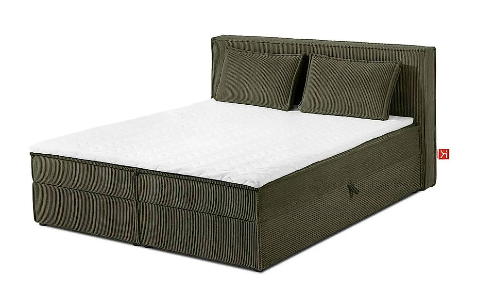 KONSIMO Boxbett  Roti ¦ grün ¦ Maße (cm): B: 165 H: 95 Betten > Polsterbett günstig online kaufen