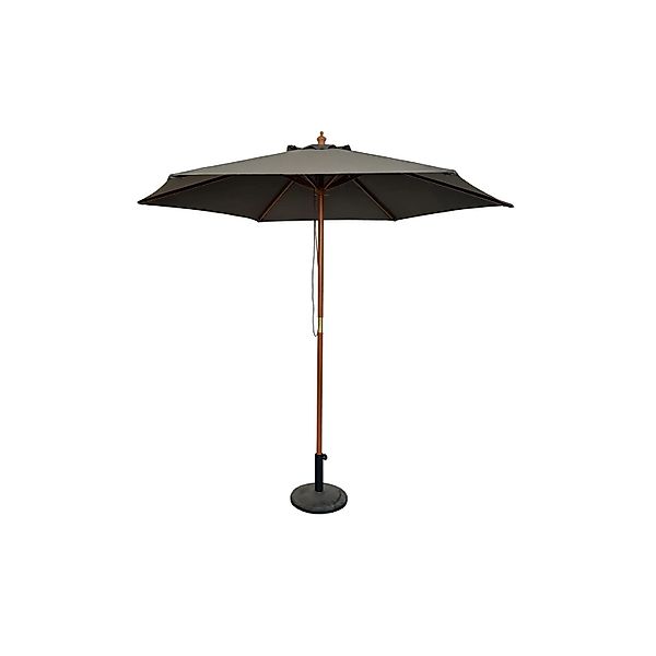 Lex Sonnenschirm Ø 2,5m Schirm Marktschirm Gartenschirm Holzgestell UV15 St günstig online kaufen