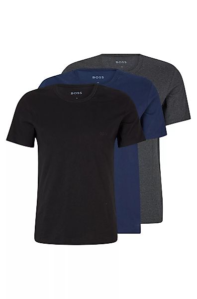 BOSS T-Shirt T-Shirt Rundhals (3er-Pack) mit dezentem BOSS Logo-Print günstig online kaufen