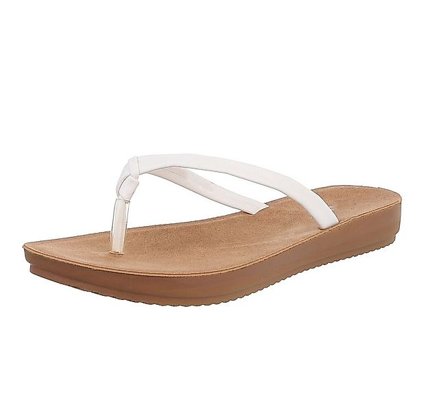 Ital-Design Bequeme Flip-Flops mit goldenen Details für den Sommer Zehentre günstig online kaufen