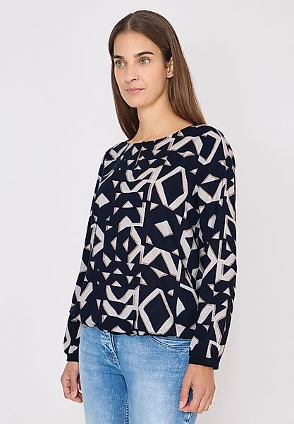 CECIL Langarmbluse mit Elastiksaum günstig online kaufen