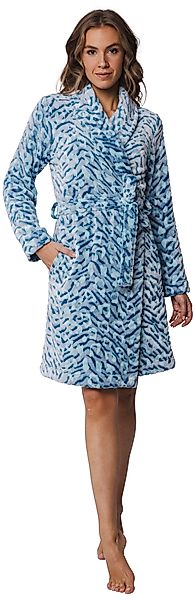 Rebelle Damenbademantel Damen Fleece Bademantel, Kurz, günstig online kaufen