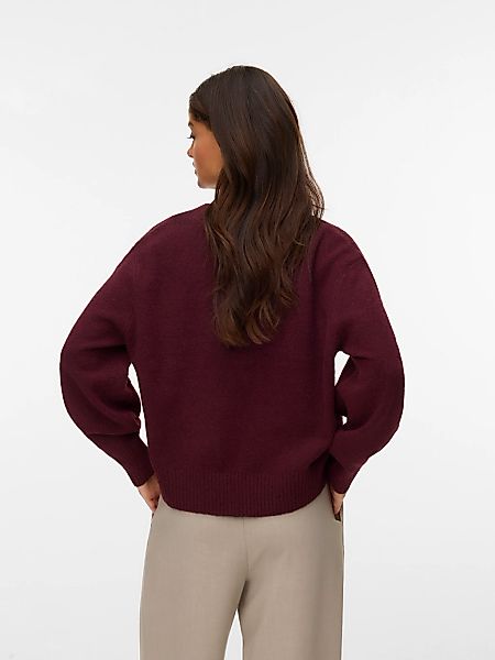 Vero Moda V-Ausschnitt-Pullover "VMBOOM LS V-NECK PULLOVER NOOS" günstig online kaufen