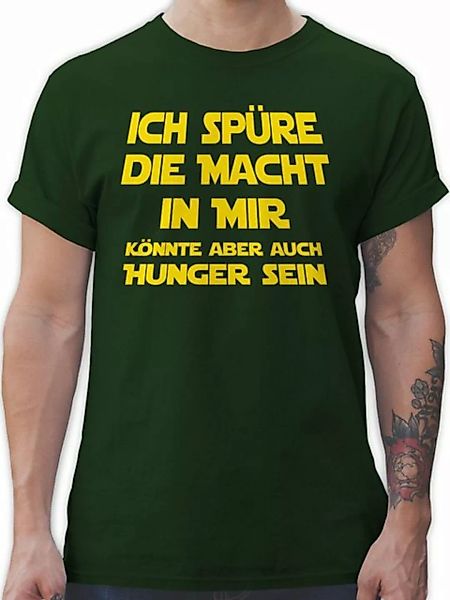 Shirtracer T-Shirt Ich spüre die Macht in mir Könnte aber auch Hunger sein günstig online kaufen