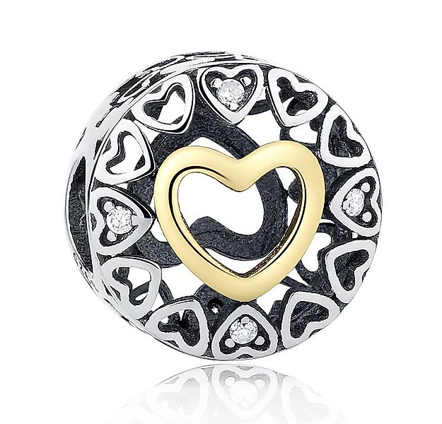 PANDACHARMS Bead Geliebtes Herz Charm für Charm Armband, 925 Sterling Silbe günstig online kaufen